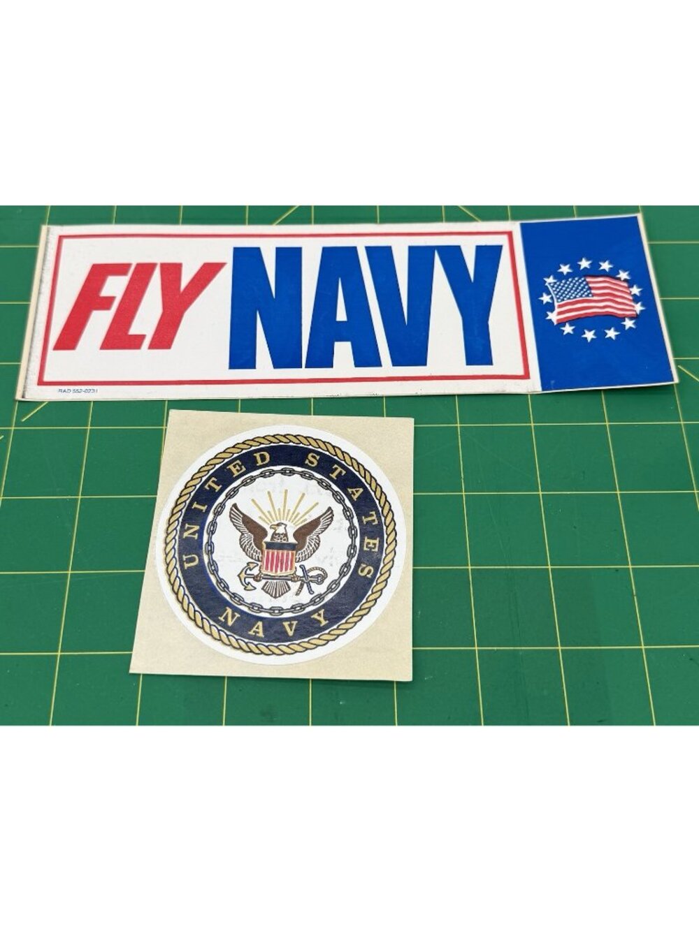Vintage U.S. Navy Fly Navy Bumper Stickers NOS